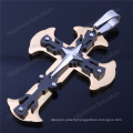 Whosale Cross Design Stainless Steel Pendant with Chain (IO-st199)